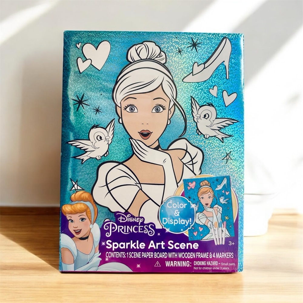 New Disney Princess Sparkle Art Scene